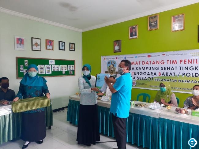 Tiga Jagoan Polresta Mataram di Kampung Sehat Polda NTB Tingkat Provinsi Tuntas Dinilai
